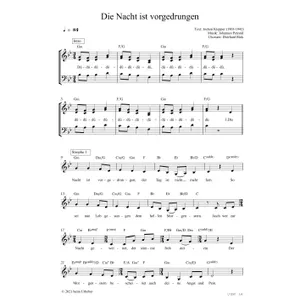 Produktbild des Artikels Die Nacht ist vorgedrungen (Noten - Download)