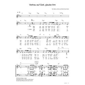 Produktbild des Artikels Vertrau auf Gott, glaube ihm (Noten - Download)