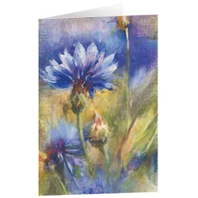 Produktbild des Artikels Kunstkarten "Kornblumen" 6 Stk. (Schreibwaren)