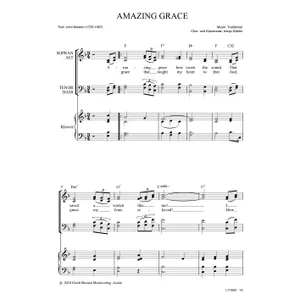 Produktbild des Artikels Amazing Grace (Noten - Download)