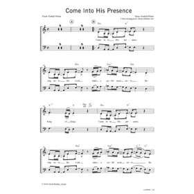 Produktbild des Artikels Come Into His Presence (Noten - Download)