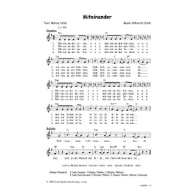 Produktbild des Artikels Miteinander (Noten - Download)