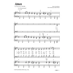 Produktbild des Artikels Atmen (Noten - Download)