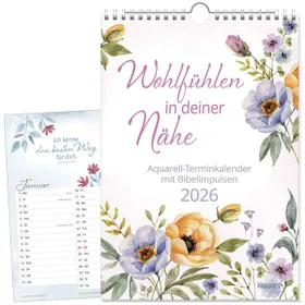Produktbild des Artikels Wohlfühlen in deiner Nähe 2026 - Wandkalender (Kalender - Spiralbindung)
