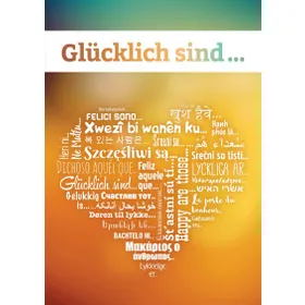 Produktbild des Artikels Glücklich sind ... - Deutsch (Herz-Version) (Buch - Geheftet)