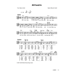 Produktbild des Artikels Mittendrin (Noten - Download)