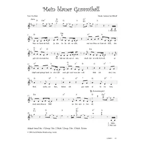 Produktbild des Artikels Mein blauer Gummiball (Noten - Download)
