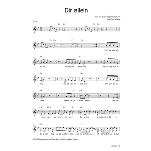 Produktbild des Artikels Dir allein (Noten - Download)