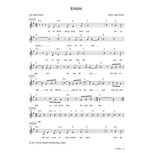 Produktbild des Artikels Erhöht (Noten - Download)