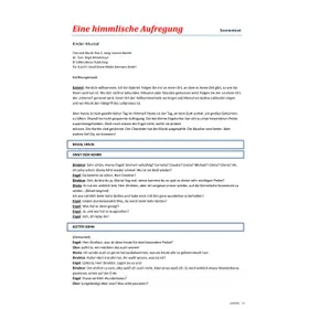 Produktbild des Artikels Eine himmlische Aufregung (Szenentexte) (Noten - Download)