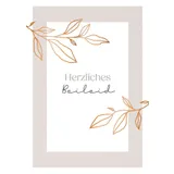 Stimmungsbild zu Kartenbox - Herzliches Beileid