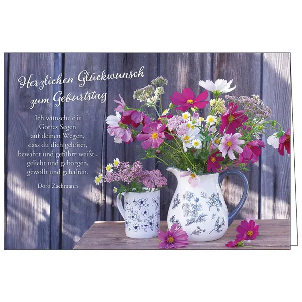 Produktbild des Artikels Faltkarte: Herzlichen Glückwunsch zum Geburtstag (Schreibwaren)