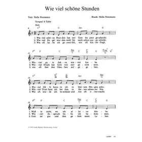 Produktbild des Artikels Wie viel schöne Stunden (Noten - Download)
