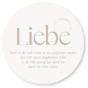 Produktbild des Artikels Wandschmuckbild: Liebe - 25cm ()