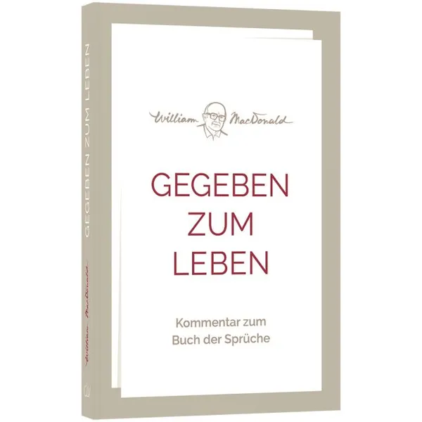 Produktbild des Artikels Gegeben zum Leben (Buch - Paperback)