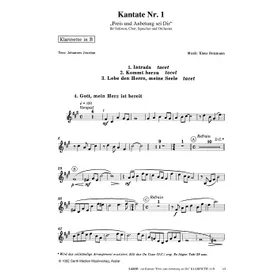 Produktbild des Artikels Preis und Anbetung sei Dir (Klarinette in B) (Noten - Download)