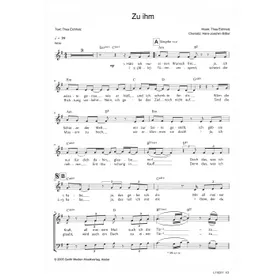 Produktbild des Artikels Zu ihm (Noten - Download)