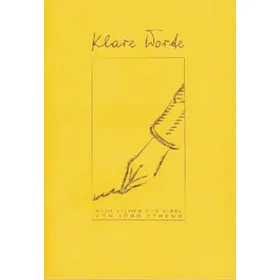 Produktbild des Artikels Klare Worte (Noten - Download)
