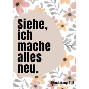 Produktbild des Artikels Jahreslosung 2026 - Poster A2 "Blumen" ()