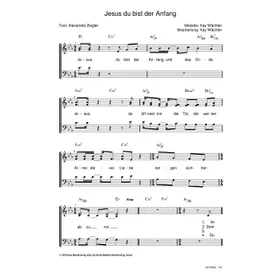 Produktbild des Artikels Jesus, du bist der Anfang (Noten - Download)