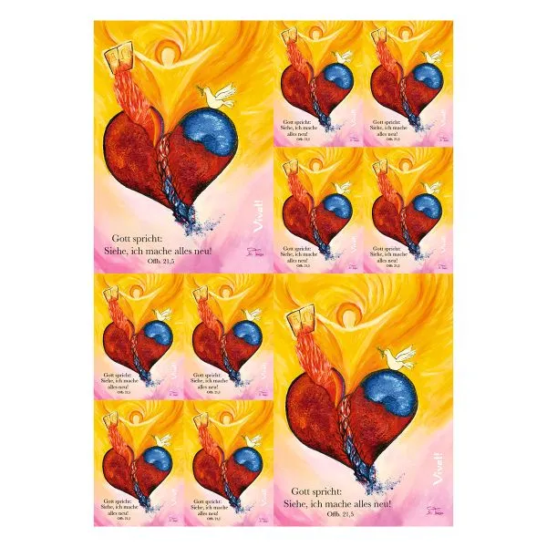 Produktbild des Artikels Jahreslosung 2026 - Stickerkarte 5er Set (Schreibwaren)