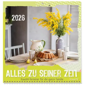 Produktbild des Artikels Alles zu seiner Zeit 2026 (Kalender - Spiralbindung)