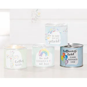 Produktbild des Artikels Duftkerze in Metalldose "Ballons" ()