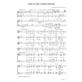 Produktbild des Artikels This is the Lord's doing (Noten - Download)