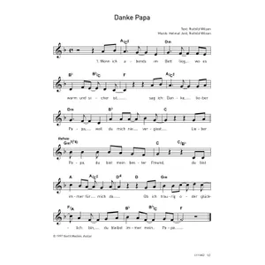 Produktbild des Artikels Danke Papa (Noten - Download)