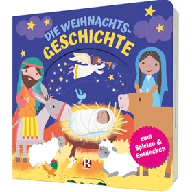 Produktbild des Artikels Die Weihnachtsgeschichte zum Spielen und Entdecken (Buch - Pappbilderbuch)