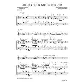 Produktbild des Artikels Lobe den Herrn! Sing ihm dein Lied (Noten - Download)