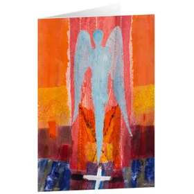 Produktbild des Artikels Kunstkarten "Lichtblauer Wächter" 5 Stk. (Schreibwaren)