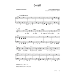Produktbild des Artikels Geheilt (Noten - Download)