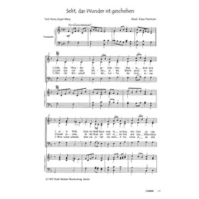 Produktbild des Artikels Seht, das Wunder ist geschehen (Noten - Download)
