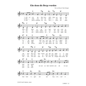 Produktbild des Artikels Ehe denn die Berge wurden (Noten - Download)