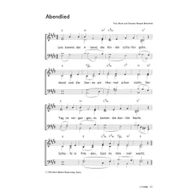 Produktbild des Artikels Abendlied (Noten - Download)