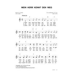 Produktbild des Artikels Mein Herr kennt den Weg (Noten - Download)
