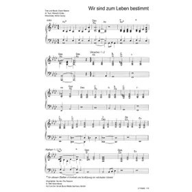 Produktbild des Artikels Wir sind zum Leben bestimmt (Noten - Download)