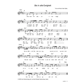 Produktbild des Artikels Bis in alle Ewigkeit (Noten - Download)