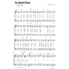 Produktbild des Artikels Vor deinem Kreuz (Noten - Download)