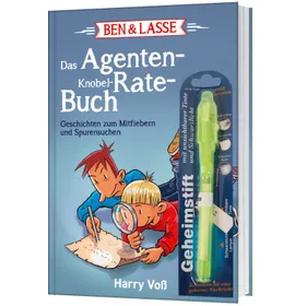 Produktbild des Artikels Ben & Lasse - Das Agenten-Knobel-Rate-Buch (Buch - Gebunden)