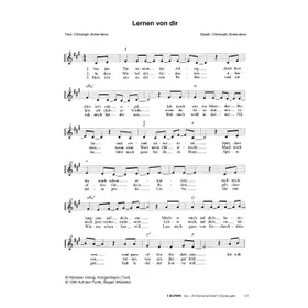 Produktbild des Artikels Lernen von dir (Noten - Download)