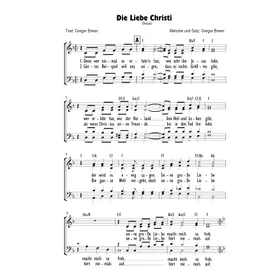 Produktbild des Artikels Die Liebe Christi drängt uns (Noten - Download)