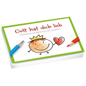 Produktbild des Artikels Gott hat dich lieb - Postkartenbuch (Schreibwaren - Kartoniert)
