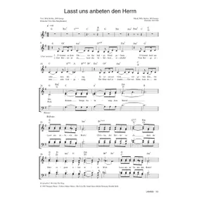 Produktbild des Artikels Lasst uns anbeten den Herrn (Noten - Download)