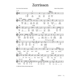 Produktbild des Artikels Zerrissen (Noten - Download)
