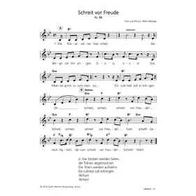 Produktbild des Artikels Schreit vor Freude (Noten - Download)