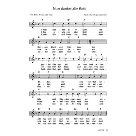 Produktbild des Artikels Nun danket alle Gott (Noten - Download)
