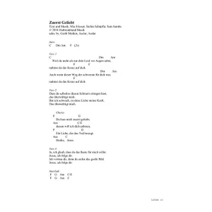 Produktbild des Artikels Zuerst geliebt (Noten - Download)