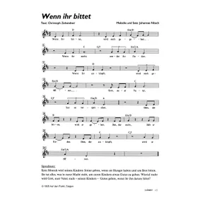 Produktbild des Artikels Wenn ihr bittet (Noten - Download)